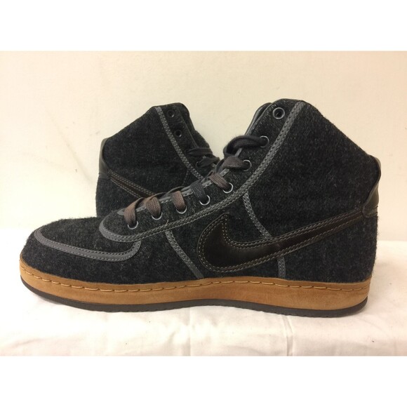 NIKE  Men HI TOP WOOL ATHLETIC SHOES GRAY VINTAGE  309388 021 SZ 11.5 - Picture 6 of 12